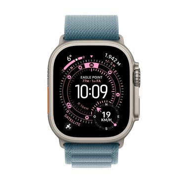 Apple Watch Ultra 3 OLED 49 mm Digital 422 x 514 pixel Berøringsskærm 5G Titanium Wi-Fi GPS (satellit)