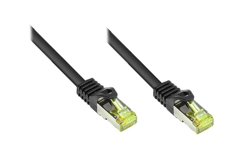 Alcasa Cat. 7 S/FTP 15m netv&aelig;rkskabel Sort Cat7 S/FTP (S-STP)