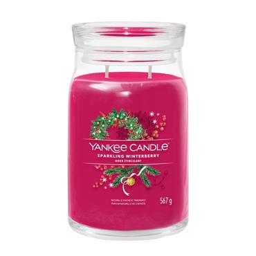 Yankee Candle Signature Sparkling Winterberry Swieca Duza 567g