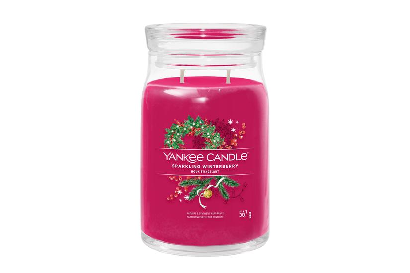 Yankee Candle Signature Sparkling Winterberry Swieca Duza 567g