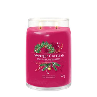 Yankee Candle Signature Sparkling Winterberry Swieca Duza 567g