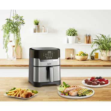 Tefal Easy Fry & Grill EY505D Enkelt 4,2 L Enkeltstående 1550 W Varmluftsteger Rustfrit stål
