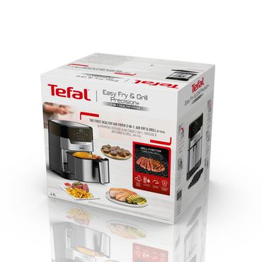 Tefal Easy Fry & Grill EY505D Enkelt 4,2 L Enkeltstående 1550 W Varmluftsteger Rustfrit stål