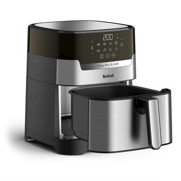 Tefal Easy Fry & Grill EY505D Enkelt 4,2 L Enkeltstående 1550 W Varmluftsteger Rustfrit stål
