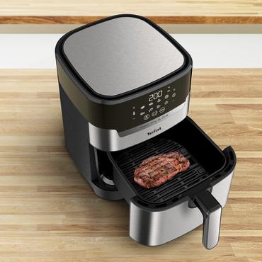Tefal Easy Fry & Grill EY505D Enkelt 4,2 L Enkeltstående 1550 W Varmluftsteger Rustfrit stål