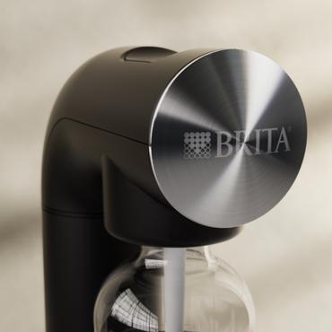 Brita SodaONE Plast, Rustfrit stål Sort