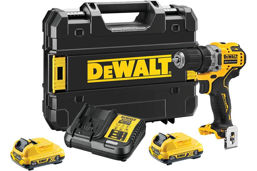 DeWALT DCD701D2-QW elektrisk skruetr&aelig;kker & slagbor 1500 rpm Sort, Gul