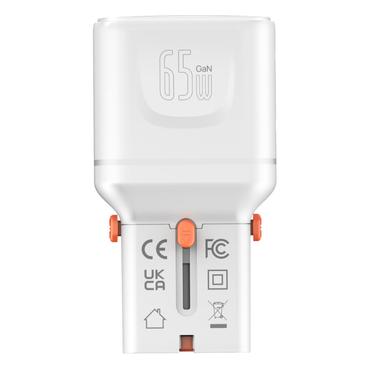 4smarts 541647 oplader til mobil enhed Universel Orange, Hvid Vekselstr&oslash;m Hurtig opladning Indend&oslash;rs