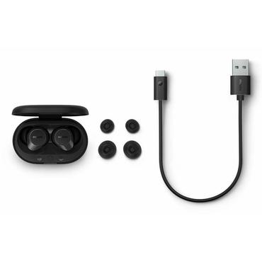 Philips TAT1209BK/00 hovedtelefoner/headset True Wireless Stereo (TWS) I ørerne Opkald/musik Bluetooth Sort