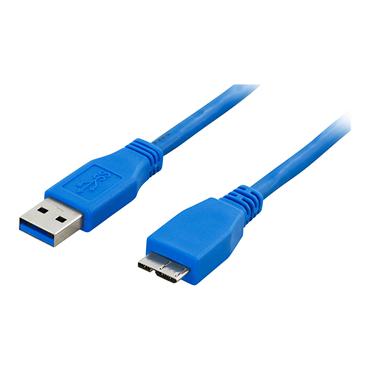DELTACO USB A til Micro USB B 10-Pin