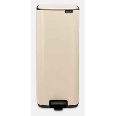 Brabantia Bo Pedal Bin 30 L Rektangulær Stål Beige