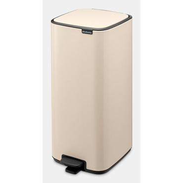 Brabantia Bo Pedal Bin 30 L Rektangulær Stål Beige