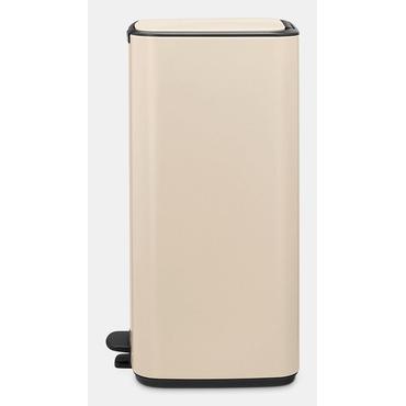 Brabantia Bo Pedal Bin 30 L Rektangulær Stål Beige