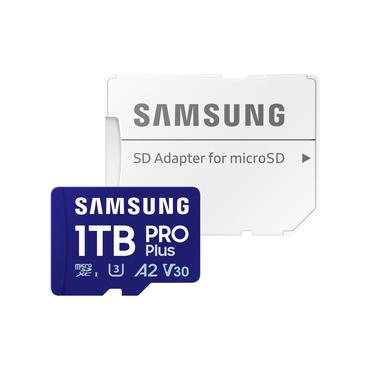 Samsung PRO Plus MB-MD1T0SA - flash-minneskort - 1 TB - mikroSDXC UHS-I