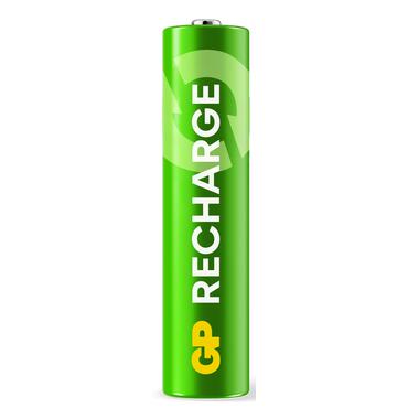 GP Recharge Rechargeable Battery, Size AAA, 650 mAh, 4-pack