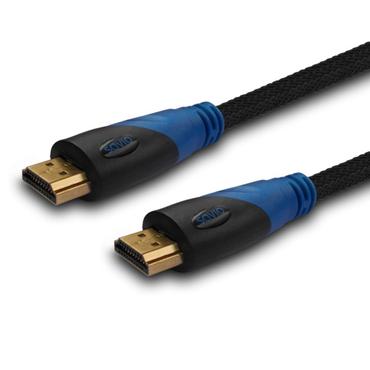 SAVIO CL-02 - HDMI-kabel med Ethernet - 1,5 m