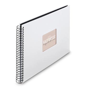 Hama 00009847 fotoalbum og arkbeskyttelse Hvid 300 ark 10 x 15 Spiral indbinding