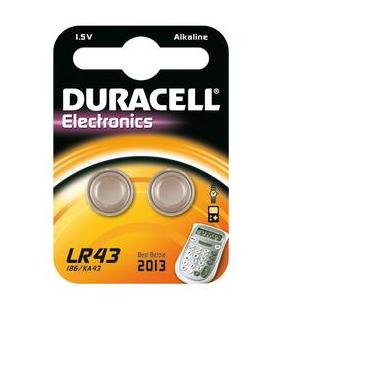 Duracell Electronics batteri - 2 x LR43 - Alkalisk