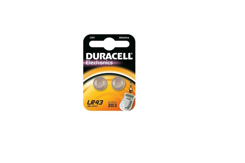 Duracell Electronics batteri - 2 x LR43 - Alkalisk
