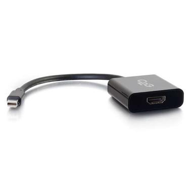 C2G Mini DisplayPort to HDMI Active Adapter Converter 4K UHD - Black - videokort - DisplayPort / HDMI