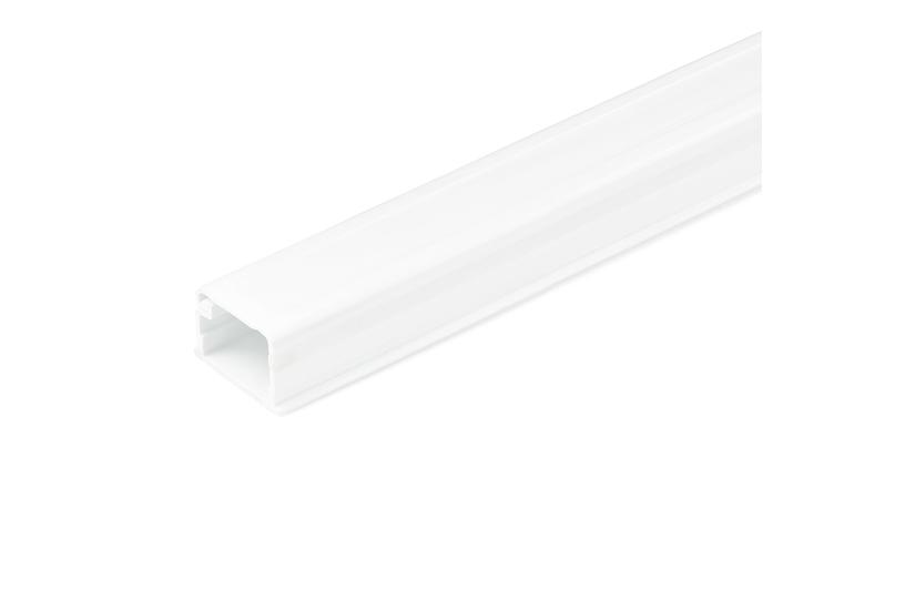 StarTech.com Solid Cable Management Raceway with Adhesive Tape & Cover, 3/4"(19mm)W x 1/2"(13mm)H, 6ft(1.8m) length, PVC Network/Power Cord Hider Kit, Wall Wire Duct System, UL Listed - UL94 V0, M1 Fire Rated (CBMOWD2013) - kabelr&auml;nna - TAA-kompatibel