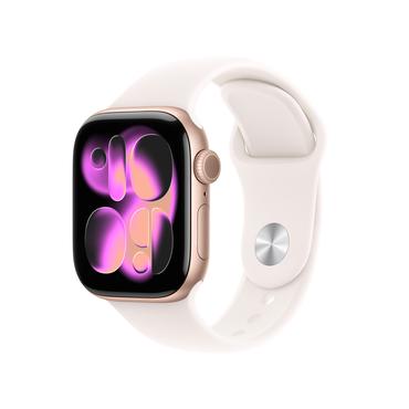 Apple Watch Series 11 OLED 42 mm Digital 374 x 446 pixel Berøringsskærm Roseguld Wi-Fi GPS (satellit)