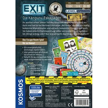 Kosmos 6950710 Brætspil Udledning