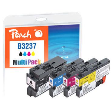 Peach 321008 bl&aelig;kpatron 4 stk Sort, Bl&aring;, Magenta, Gul