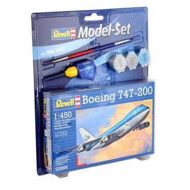 Revell Boeing 747-200 Model af fly Monteringssæt 1:450