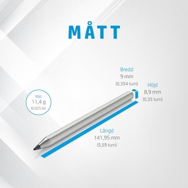 HP - digital penna - naturligt silver