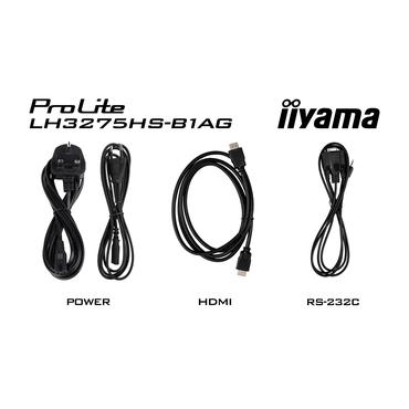 iiyama ProLite LH3275HS-B1AG 32" Klass (31.5" visbar) LED-bakgrundsbelyst LCD-skärm