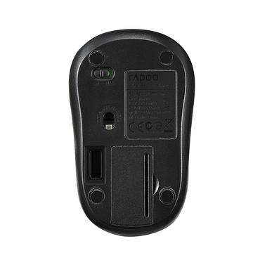 Rapoo M10 PLUS - mus - 2.4 GHz - svart