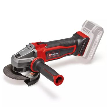 Einhell cordless angle grinder TE-AG 18/115 Q Li Solo, 18 volts (red/black, without battery and charger)