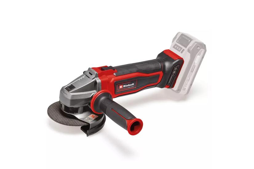 Einhell cordless angle grinder TE-AG 18/115 Q Li Solo, 18 volts (red/black, without battery and charger)