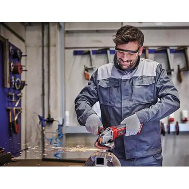 Einhell cordless angle grinder TE-AG 18/115 Q Li Solo, 18 volts (red/black, without battery and charger)