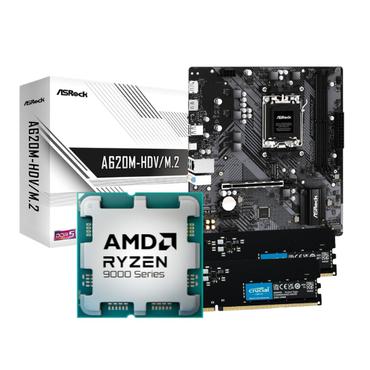 AMD 9600X - A620M - 32GB DDR5 PC Opgraderingspakke