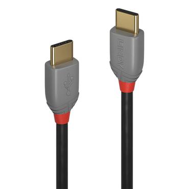 Lindy 36873 USB-kabel USB 2.0 3 m USB C Sort, Gr&aring;