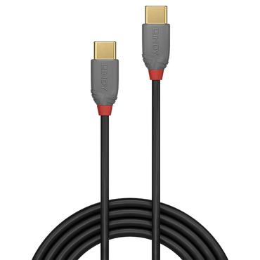 Lindy 36873 USB-kabel USB 2.0 3 m USB C Sort, Gr&aring;