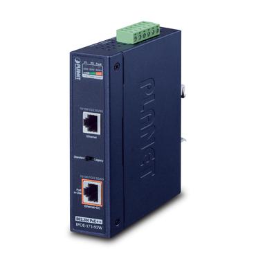 PLANET IPOE-171-95W netværksswitch Gigabit Ethernet (10/100/1000) Strøm over Ethernet (PoE) Blå