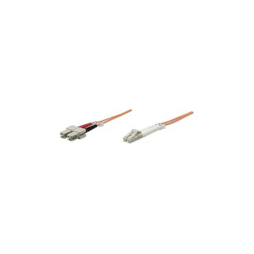 Intellinet 470377 InfiniBand og fiberoptisk kabel 2 m LC SC Orange