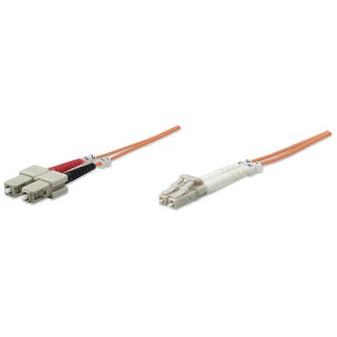 Intellinet 470377 InfiniBand og fiberoptisk kabel 2 m LC SC Orange