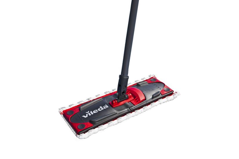 Vileda Ultramax Mop reng&oslash;ringsmoppe Fiber V&aring;d Sort, R&oslash;d