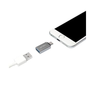LogiLink AU0042 kabel k&oslash;nsskifter USB 3.1 type-C USB 3.0 S&oslash;lv