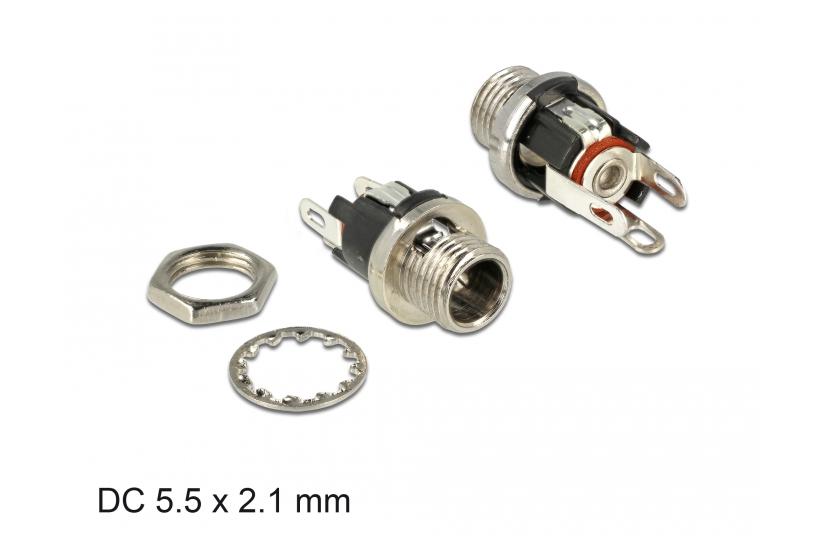 Delock - elkontakt - Likstr&ouml;msuttag 2.1/5.5/9.5 mm