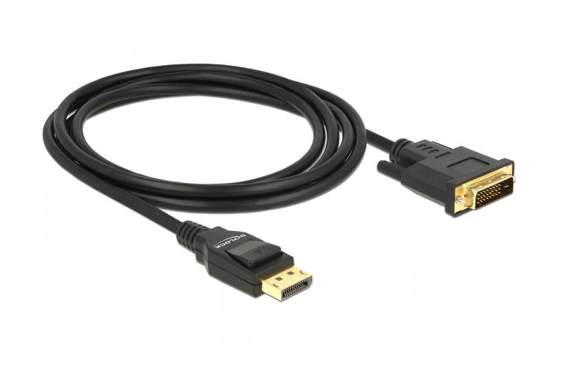Delock - videoadapterkabel - DisplayPort till DVI-D - 2 m