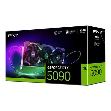 PNY GeForce RTX 5090 OC ARGB Grafikkort - 32GB GDDR7