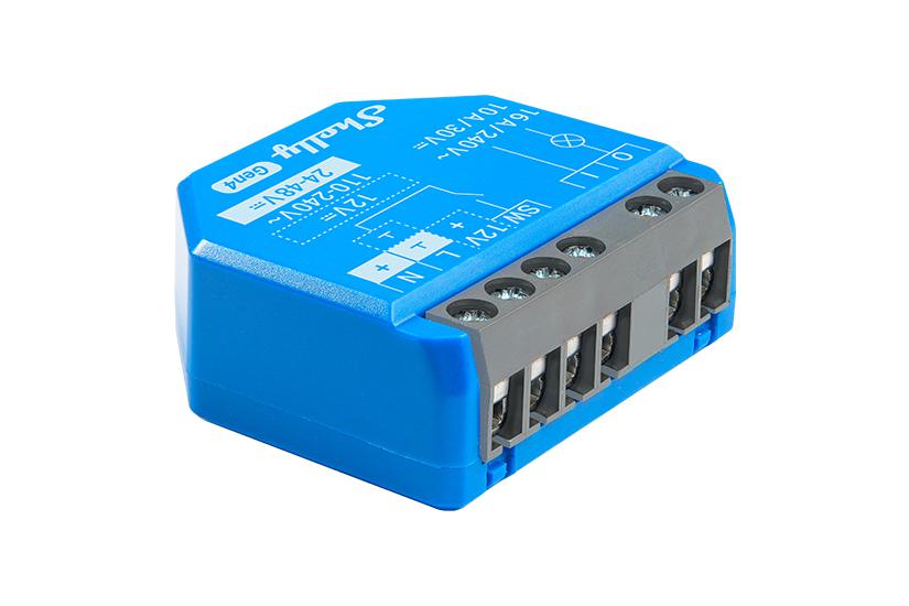 Shelly 1 Gen4 Intelligent kontakt Bl&aring;