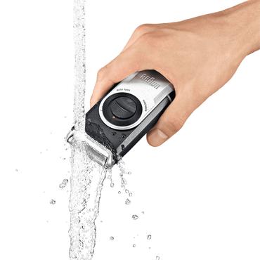 Braun MobileShave PocketGo M90 Bl&aring;, S&oslash;lv
