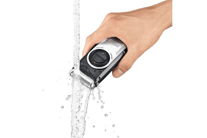 Braun MobileShave PocketGo M90 Bl&aring;, S&oslash;lv