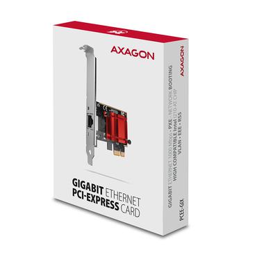 Axagon PCEE-GIX netværkskort Intern Ethernet 1000 Mbit/s